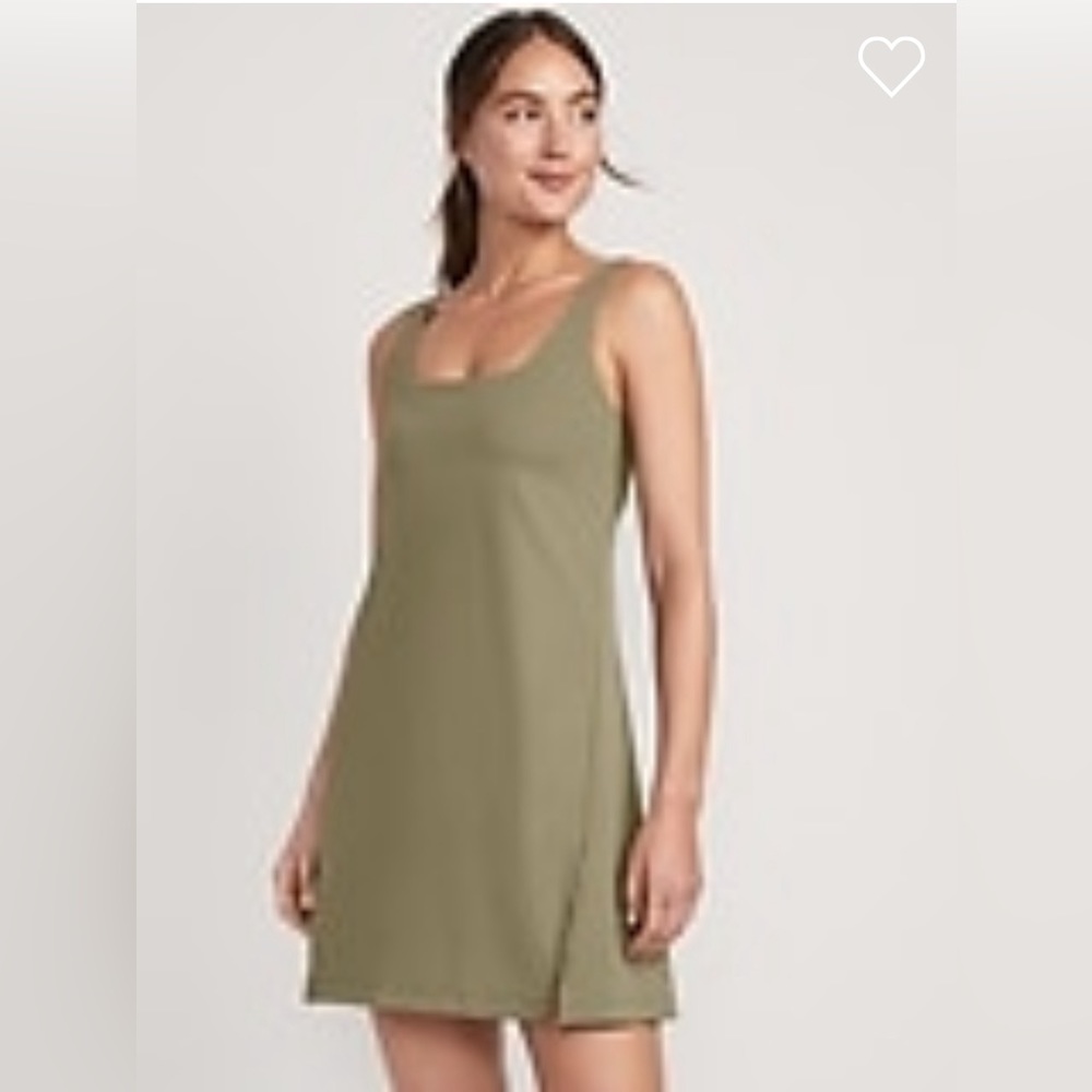 NWT Old Navy PowerSoft Shelf-Bra Support Exercise Dress for Women